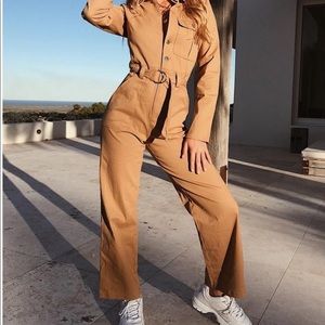 Tigermist khaki utility jumpsuit!